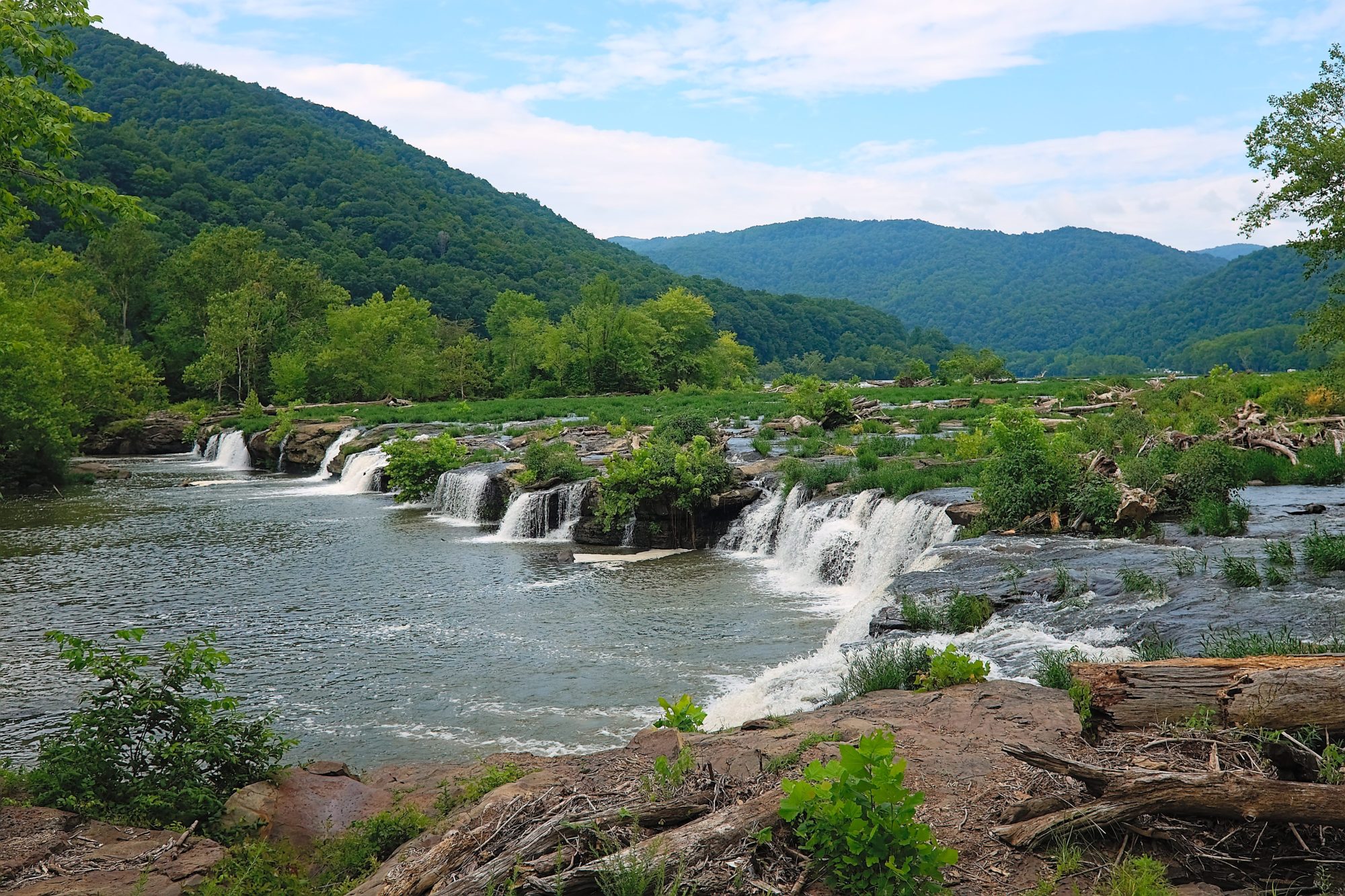 Sandstone Falls in Summers County