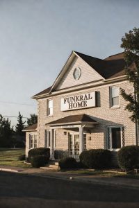 Funeral home pest control setting